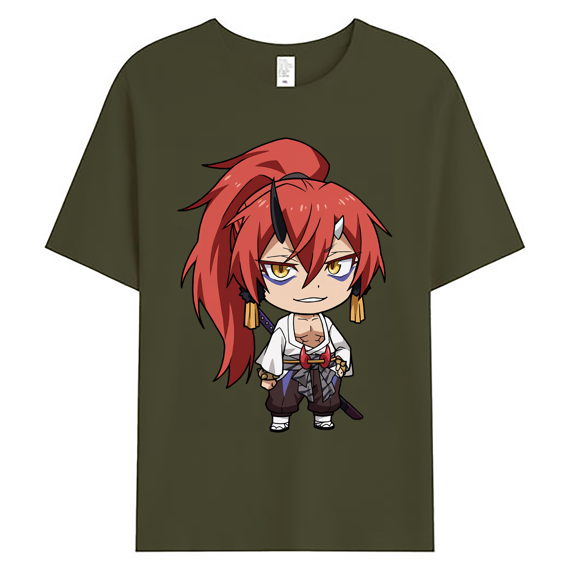 （画像用） 転スラ Regarding Reincarnated to Slime 綿100％ メンズ半袖Tシャツ｜肌触りやわらか＆通気性